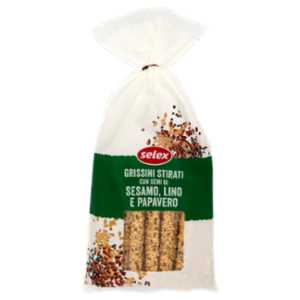 Selex Grissini Stirati Ai 3 Semi 250 g