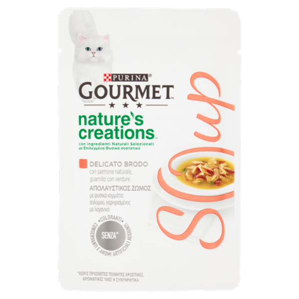 PURINA GOURMET Nature's Creations Soup Salmone & Verdure 40g