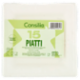 Consilia Piatti Quadrati in Fibra Vegetale Bianchi 20x20 cm 15 pezzi
