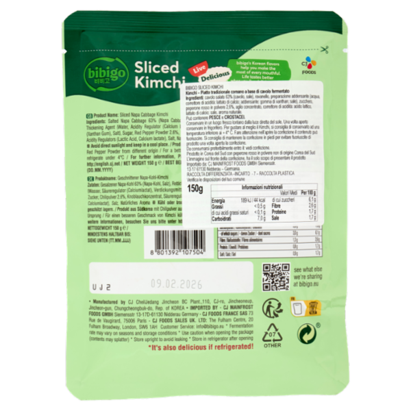 bibigo Sliced Kimchi 150 g