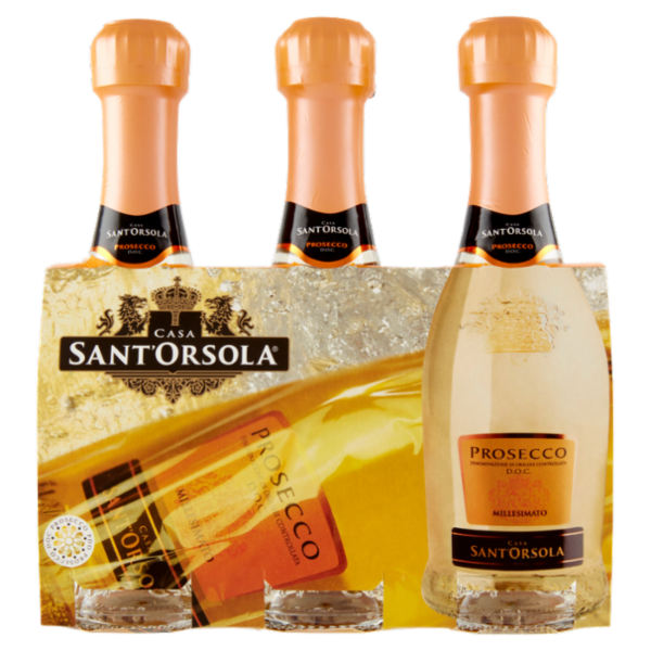 Casa Sant'Orsola Prosecco D.O.C. Millesimato 3 x 200 ML