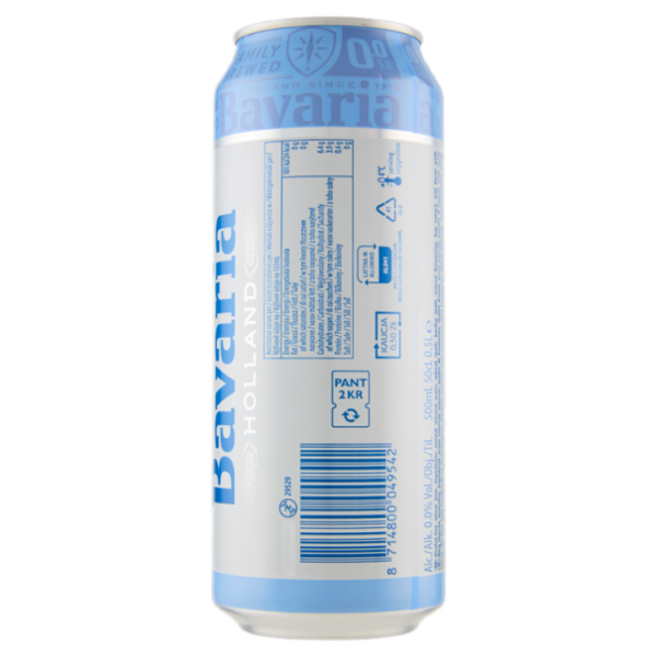 Bavaria 0.0% Alc. Vol. Wit 500 mL