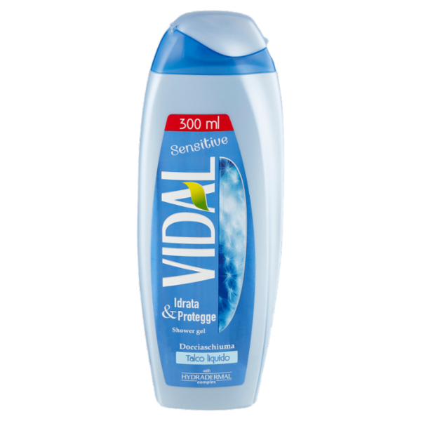 Vidal Sensitive Docciaschiuma Talco liquido 300 ml