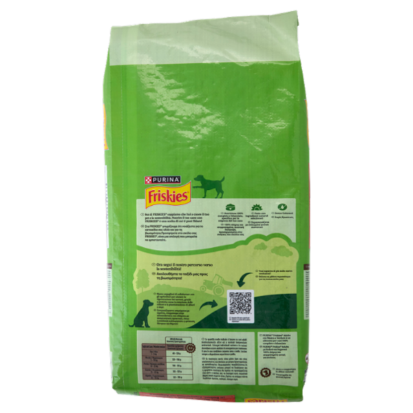 PURINA FRISKIES Adulto Manzo, Cereali e Verdure 12kg