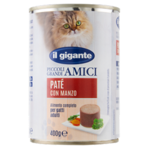 IL GIGANTE Piccoli Grandi Amici Paté Con Manzo 400 g