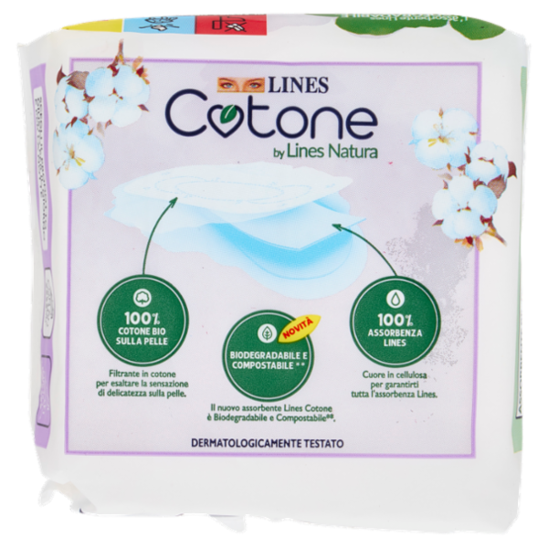 Lines Cotone by Lines Natura Giorno con Ali 12 pz