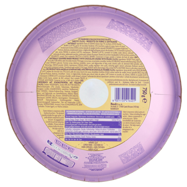 Bauli il Pandoro Stracciatella 750 g