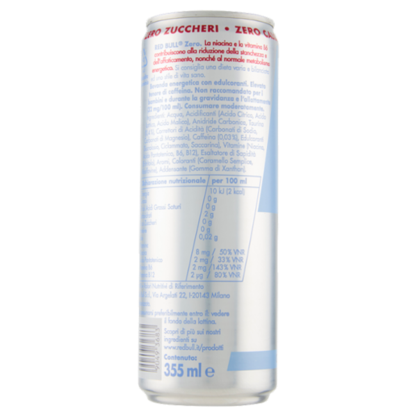 Red Bull Energy Drink, Zero Calorie, 355 ml