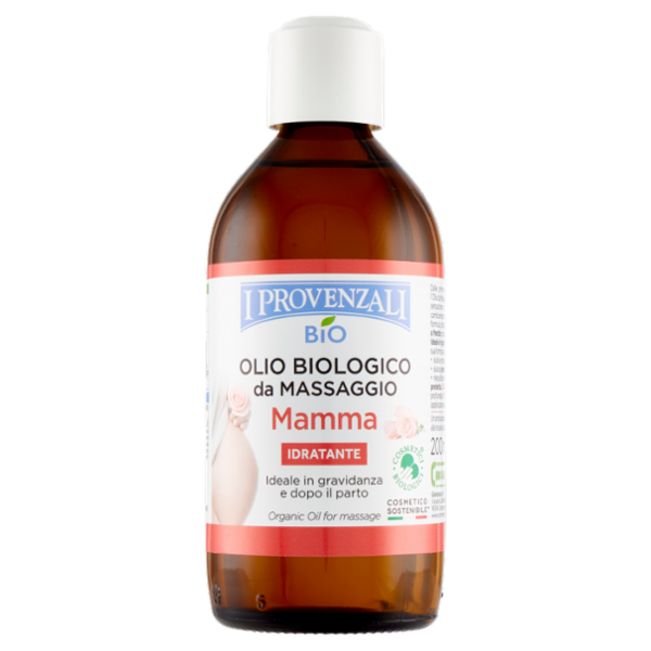 I Provenzali Bio Olio Biologico da Massaggio Mamma 200 ml