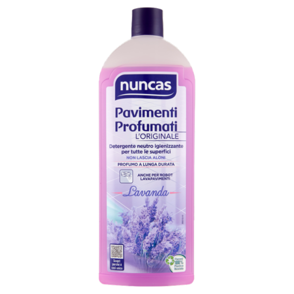 nuncas Pavimenti Profumati Detergente neutro igienizzante per tutte le superfici Lavanda 1 l