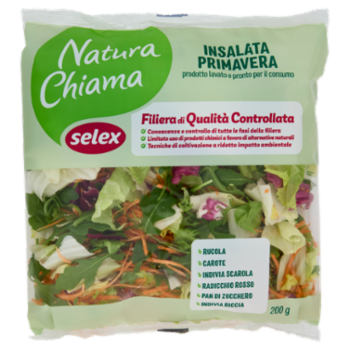Selex Natura Chiama Insalata Primavera Lavata e Pronta Per Il Consumo 200 g