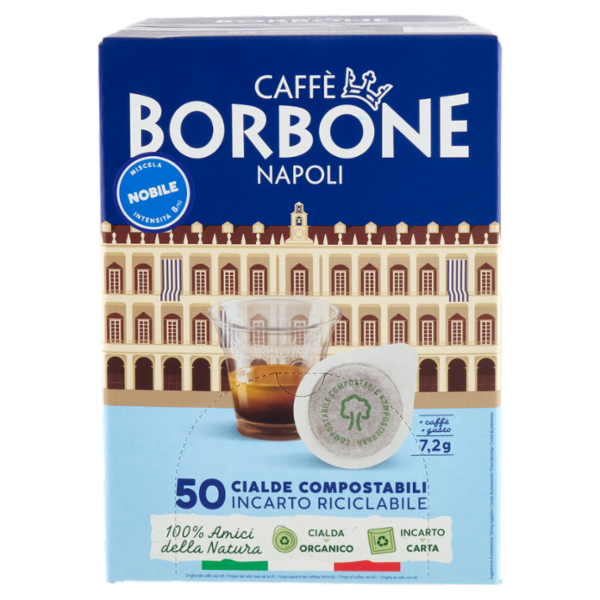 Caffè Borbone Miscela Nobile Cialde Compostabili 50 x 7,2 g