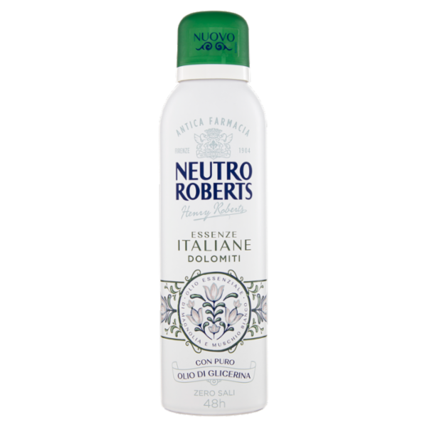 Neutro Roberts Essenze Italiane Dolomiti Olio Essenziale di Magnolia e Muschio Bianco 200 ml