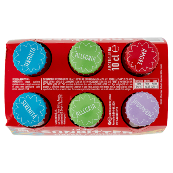 SANBITTER Rosso 6 x 10 cl