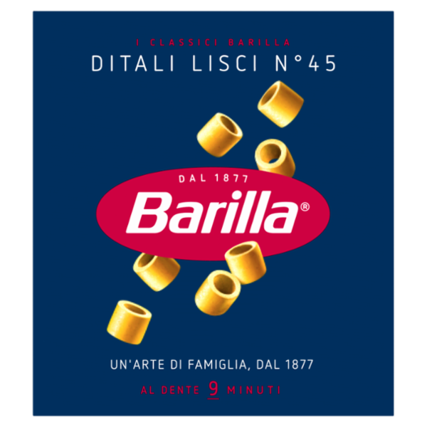 Barilla Pasta Ditali Lisci n.45 500g