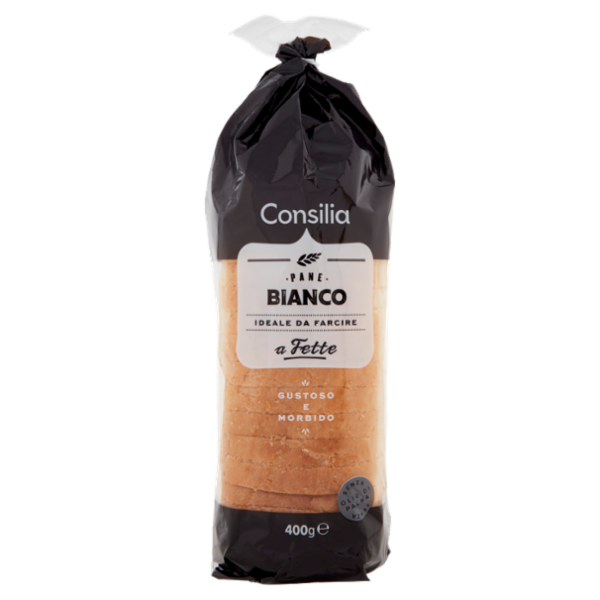 Consilia Pane Bianco a Fette 400 g