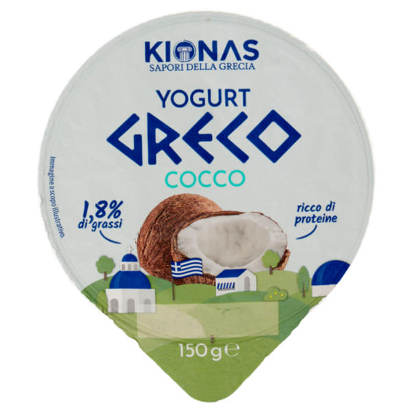 Kionas Yogurt Greco Cocco 1,8% di grassi 150 g