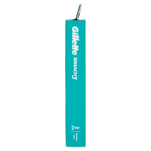 Gillette Rasoio Uomo Mach3 a 3 Lame, 1 Manico + 2 Lamette Barba