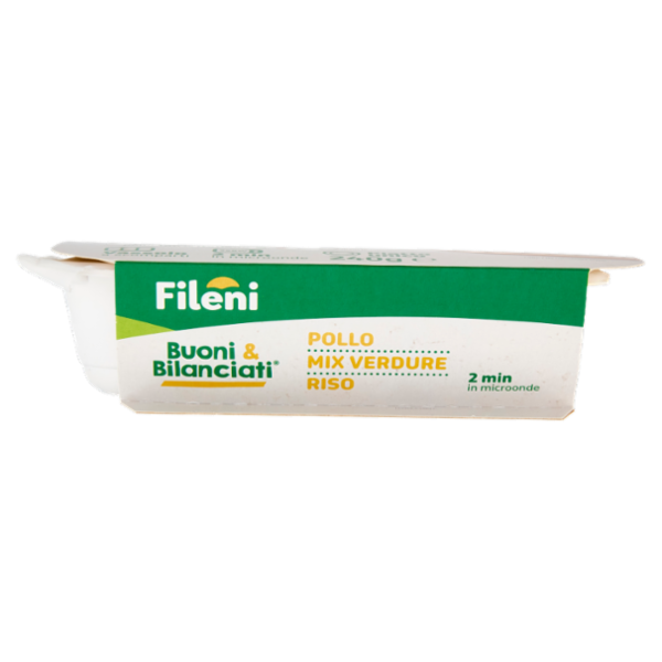 Fileni Buoni & Bilanciati Pollo al Curry, Mix di Verdure, Riso Ribe e Nero 240 g