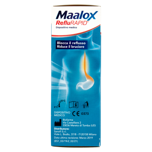 Maalox RefluRapid Bustine Monodose 20 x 10 ml