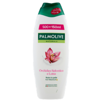 Palmolive Bagnoschiuma Naturals Orchidea Selvatica e Latte 650 Ml