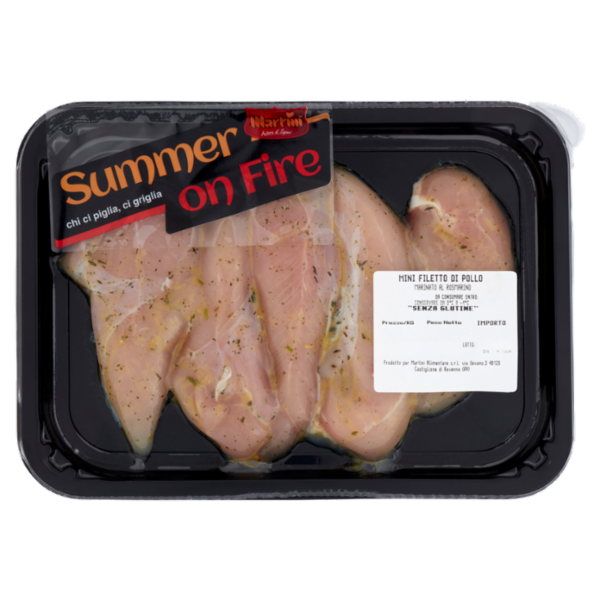 Martini Summer on Fire Mini Filetto di Pollo Marinato al Rosmarino 0,300 kg