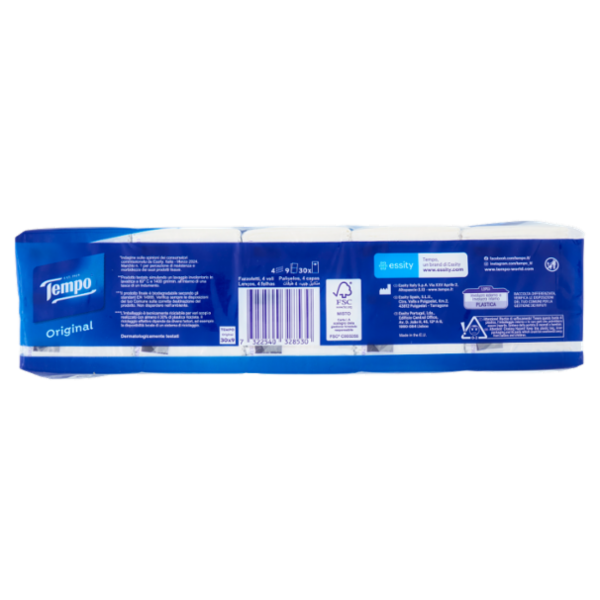 Tempo Original Fazzoletti 4 veli 30 pz