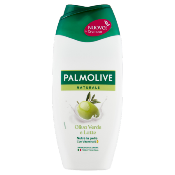 Palmolive bagnoschiuma Naturals Oliva Verde e Latte Idratante 220 ml