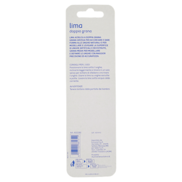 Selex Lima per Unghie Acrilica Doppia Grana