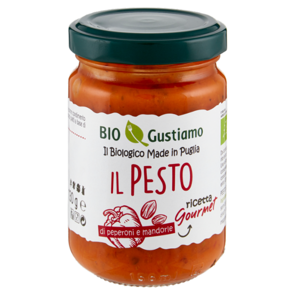 Bio Gustiamo il Pesto di peperoni e mandorle 130 g