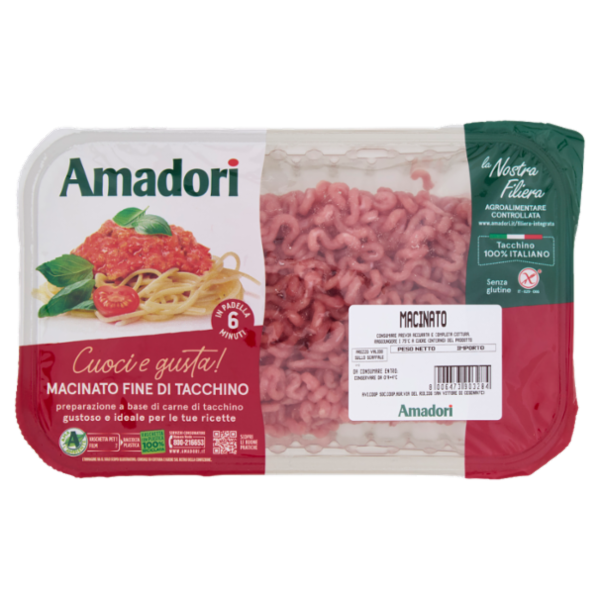 Amadori Macinato Fine di Tacchino 0,270 kg
