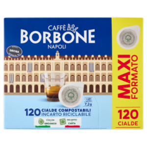 Caffè Borbone Miscela Decisa Cialde Compostabili* 120 x 7,2 g