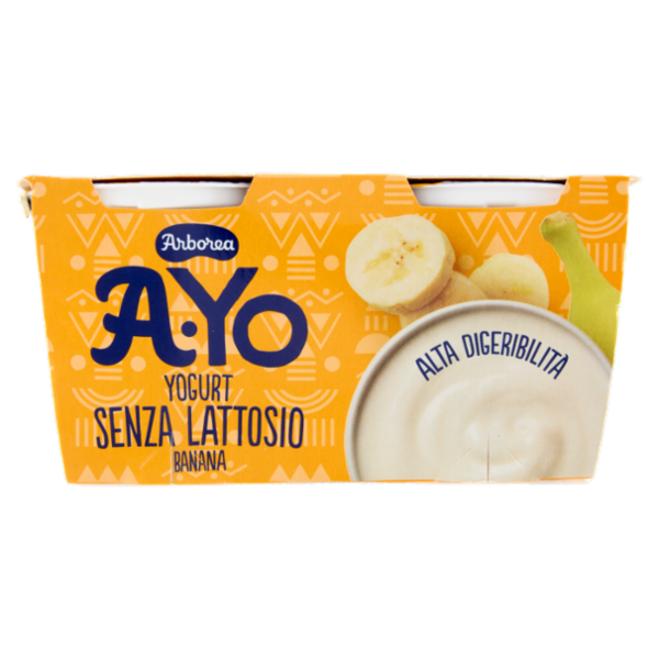 Arborea A-Yo Yogurt Senza Lattosio Banana 2 x 125 g