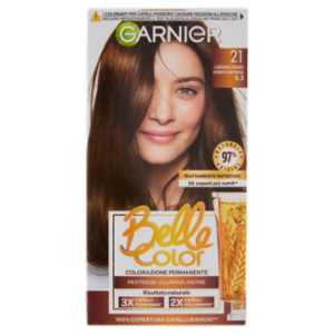 Garnier Belle Color Colorazione Permanente 21 Castano Chiaro Dorato Naturale 5.3