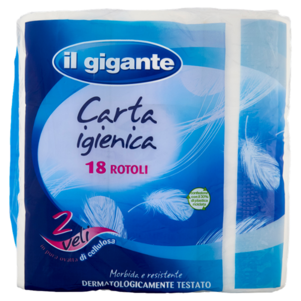IL GIGANTE Carta igienica Rotoli 18 pz
