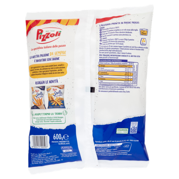 Pizzoli PataSnella Barchette 600 g