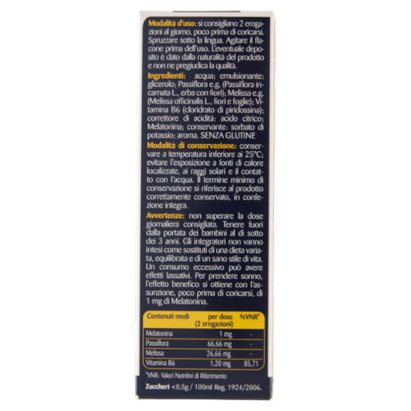 Matt Benessere Spray Sleepy sonno e relax Melatonina 30 ml