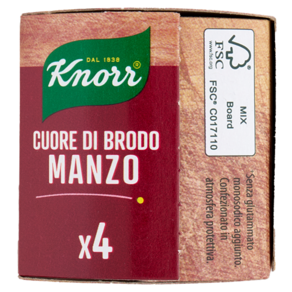 Knorr Cuore di Brodo Manzo 4 x 28 g