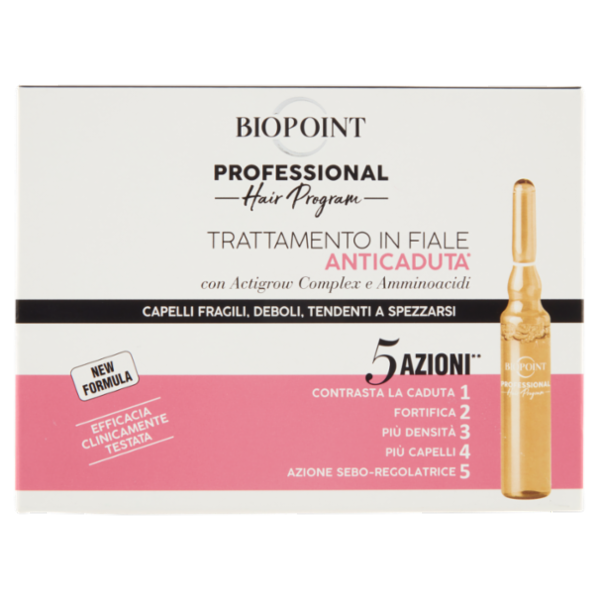 Biopoint Professional Hair Program Trattamento in Fiale Anticaduta* 10 x 7 ml