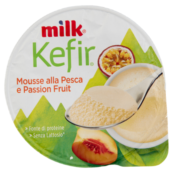 Milk Kefir Mousse alla Pesca e Passion Fruit 125 g