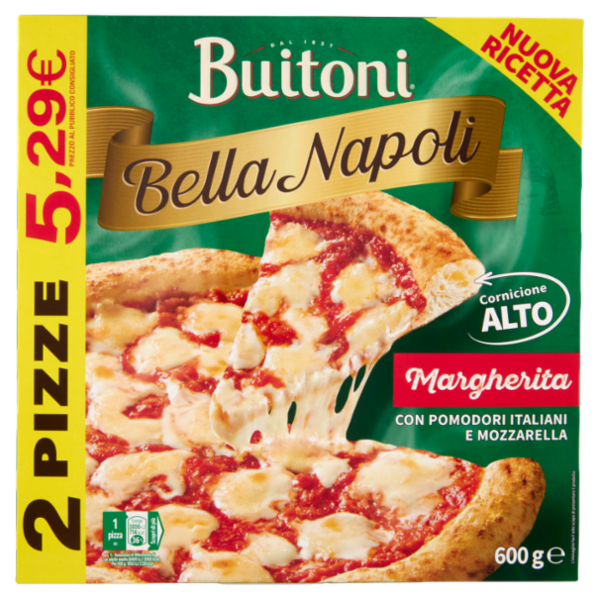 Buitoni Bella Napoli Margherita x2 Pizza surgelata 600 g