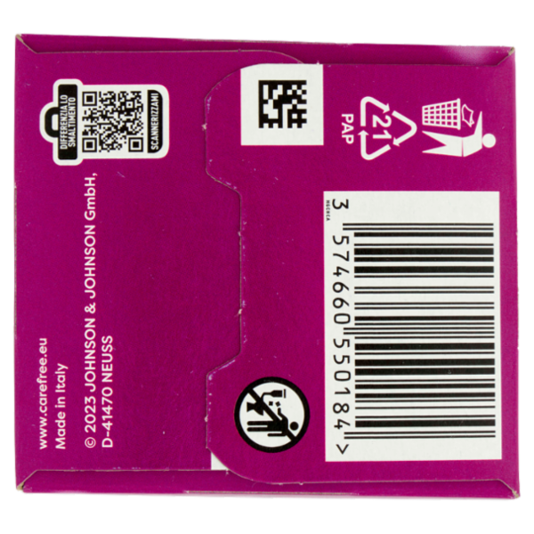 Carefree Plus Long Senza Profumo Salvaslip 24 pz