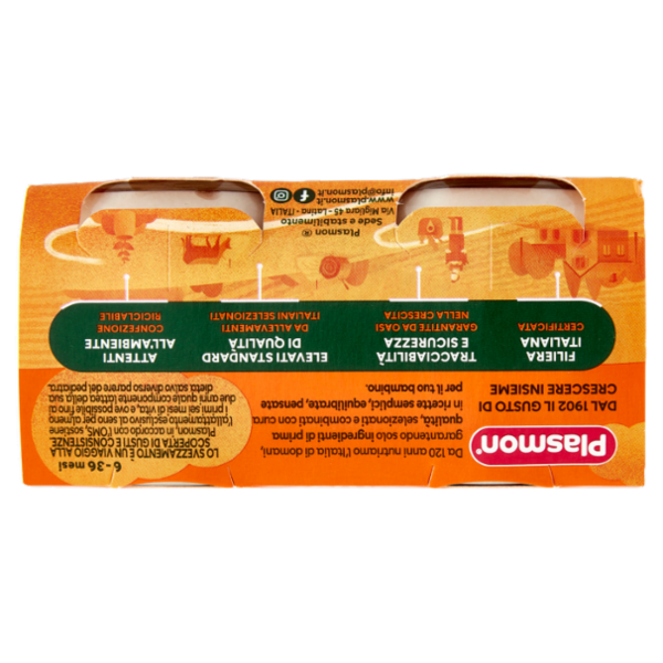 Plasmon Omogeneizzato Coniglio con cereale 4 x 80 g