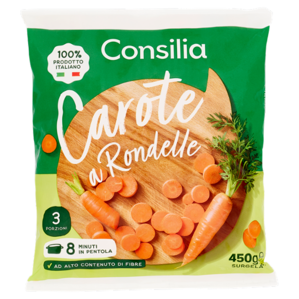 Consilia Carote a Rondelle Surgelate 450 g