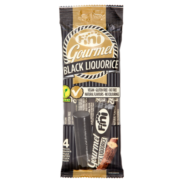 Fini Gourmet Black Liquorice 4 x 29 g