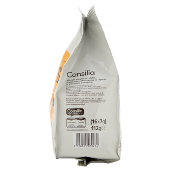 Consilia Caffè in Capsule Espresso Arabica Compatibili Dolce Gusto 16 pezzi