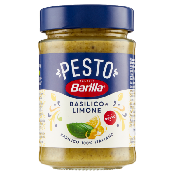 Barilla Pesto Basilico e Limone Condimento e Sugo per Pasta 190g