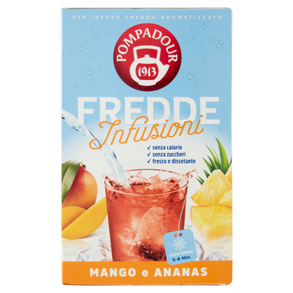 Pompadour Fredde Infusioni Mango e Ananas 18 x 2,5 g