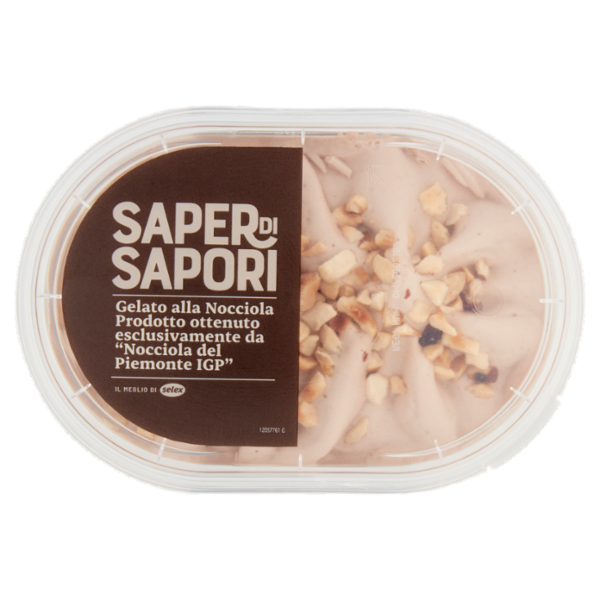 Selex Saper di Sapori Gelato Nocciola Del Piemonte I.G.P. 200 g
