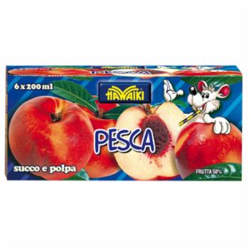 Hawaiki Succo Pesca 200ml x6
